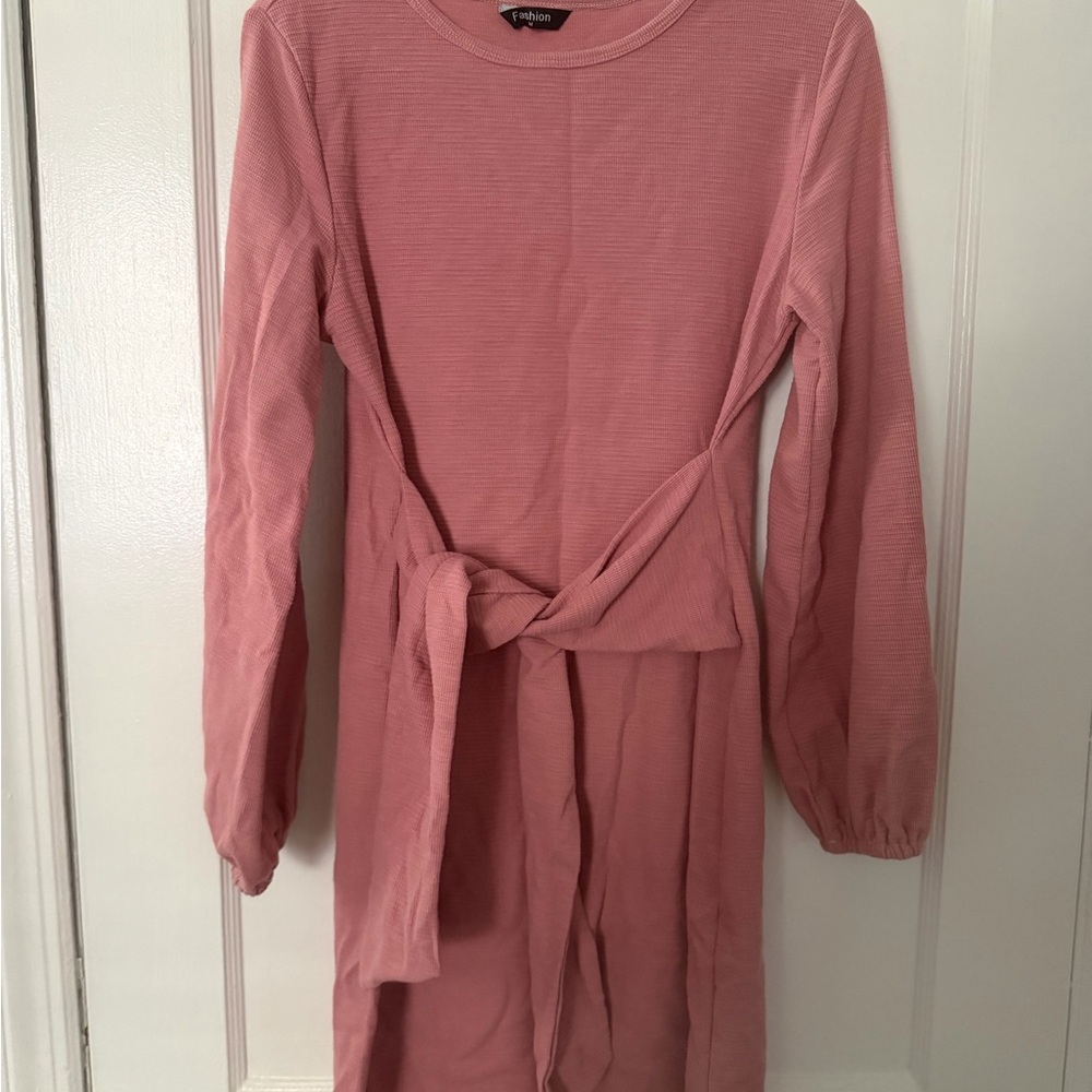 Amazon Pink Midi Dress